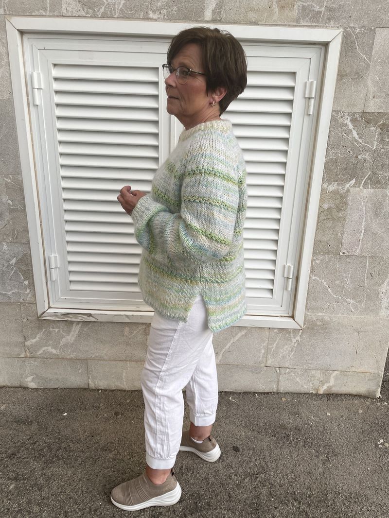 Anemone genser. Oppskrift.