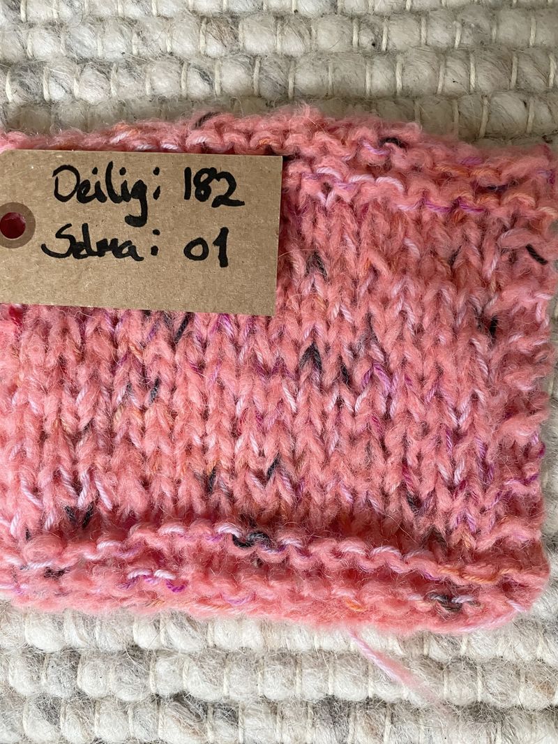 Smoothie genser, junior. Garnpakke.