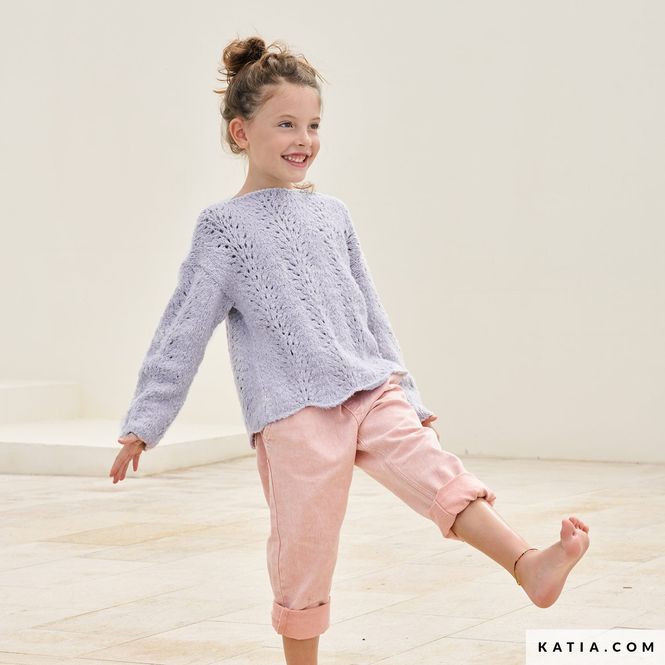 Hovedbilde Genser med blonder. Garnpakke