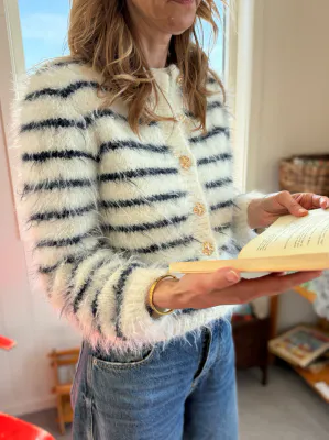 Fuzzy Classic Cardigan. Garnpakke