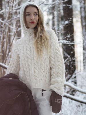 Flette hoodie. Garnpakke. 