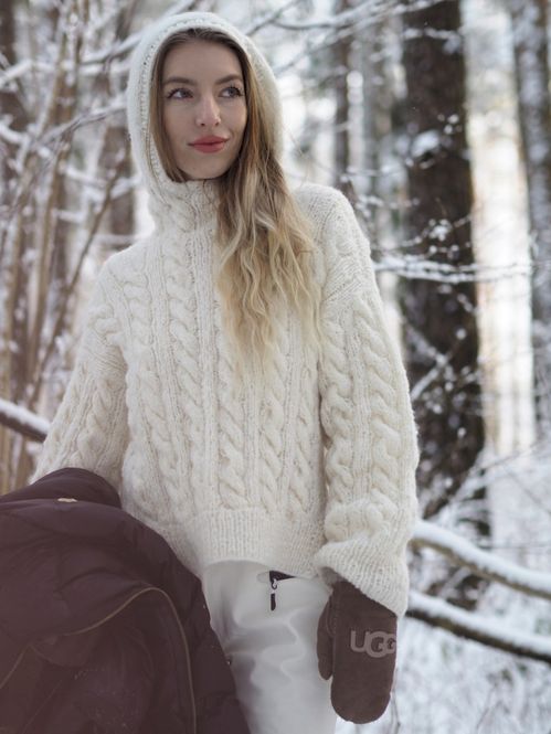 Hovedbilde Flette hoodie. Garnpakke. 
