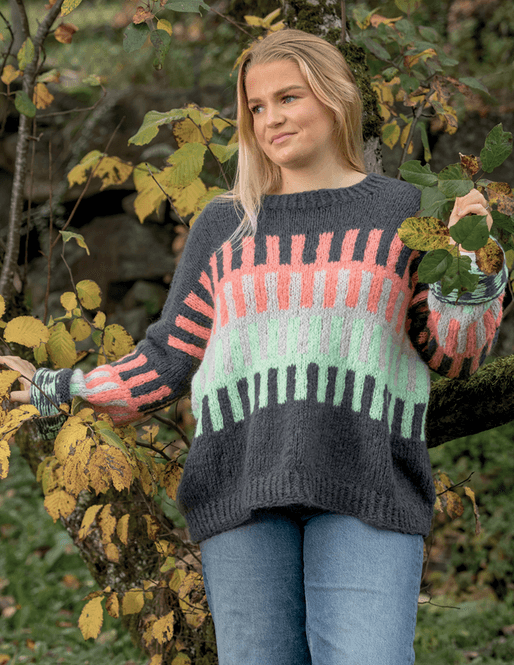 Hovedbilde Diana genser. Oppskrift