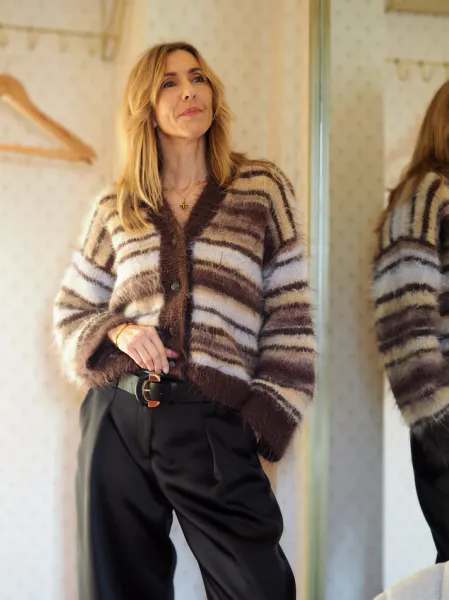 Hovedbilde Fuzzy Mista Cardigan, oppskrift