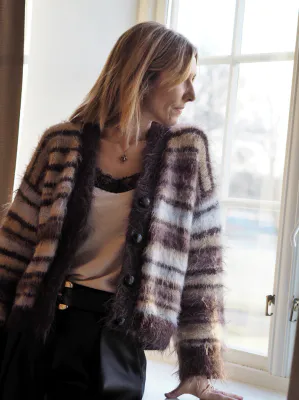Fuzzy Mista Cardigan, oppskrift