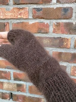 Angora Pulsvanter. Garnpakke