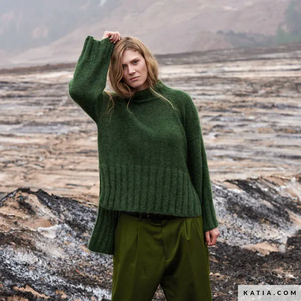 Hovedbilde Asymmetrisk genser. Garnpakke