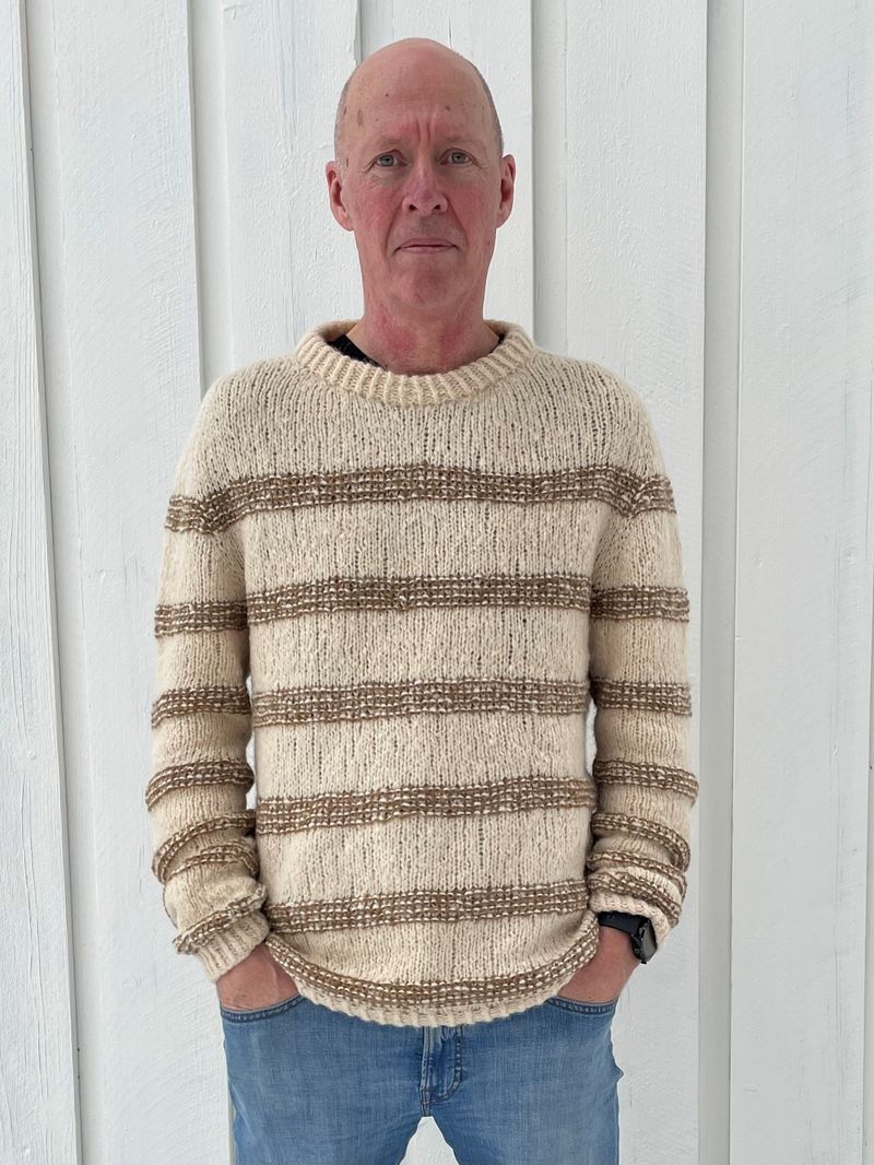 Loke genser. Oppskrift.