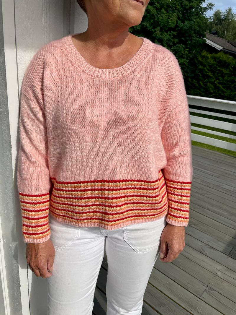 Calla Sweater. Oppskrift