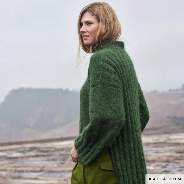 Hovedbilde Asymmetrisk genser. Garnpakke