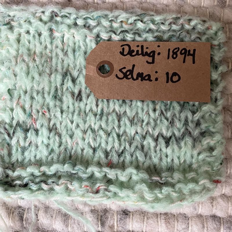 Smoothie genser, junior. Garnpakke.